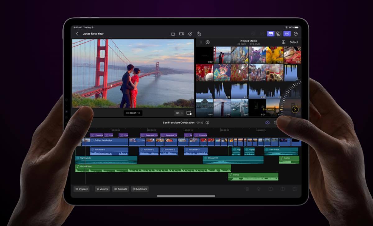 Apple、iPad版｢Final Cut Pro｣をアップデート ｰ 多数のキーボードショートカットを追加