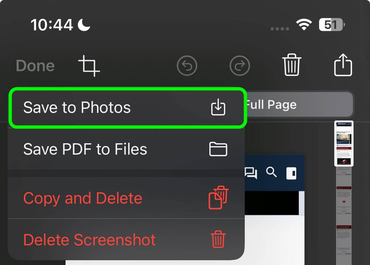 【iOS 17】最新ベータ版でフルページのスクリーンショットを画像で保存可能に ｰ デュアルSIMのサポートも強化