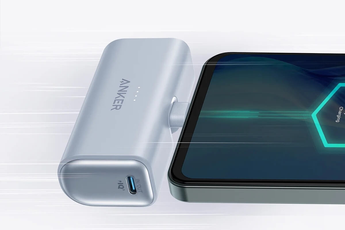 Anker、USB-C端子内蔵のモバイルバッテリー｢Anker Nano Power Bank (22.5W, Built-In USB-C Connector)｣の新色ホワイト/グリーン/パープルを発売