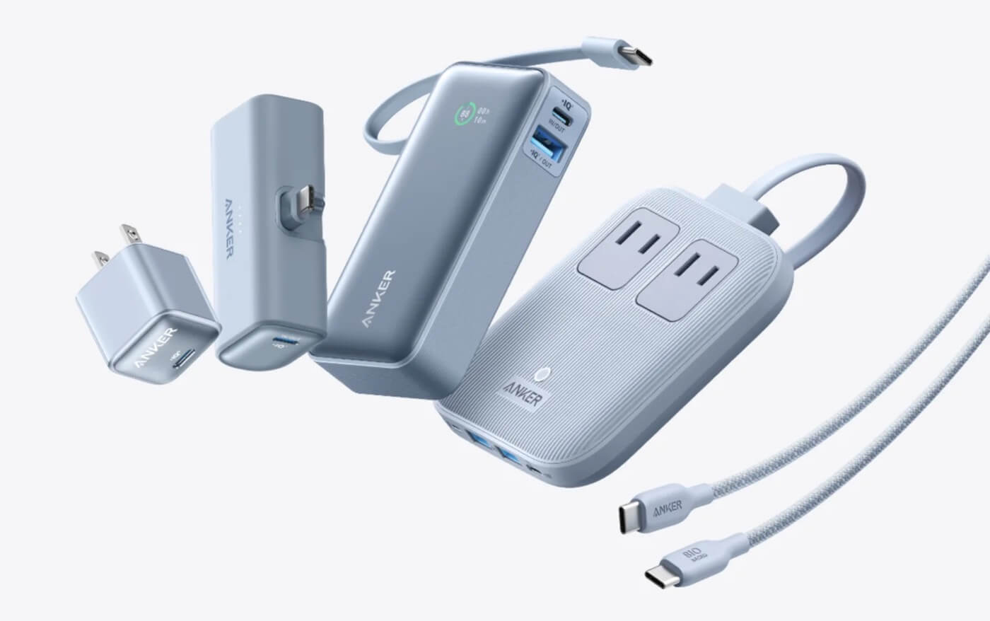 Anker、｢Anker Nano Power Bank (30W, Built-In USB-C Cable)｣と｢Anker Nano Charging Station (6-in-1, 67W)｣を発表