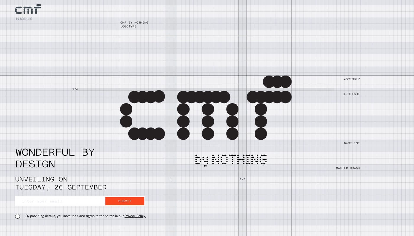 Nothing、サブブランド｢CMF by Nothing｣の新製品を9月26日に発表へ