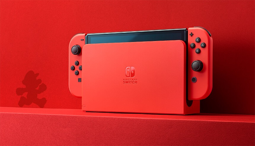 ｢Nintendo Switch (有機ELモデル)｣に新色｢マリオレッド｣が登場 ｰ 10月6日に発売へ