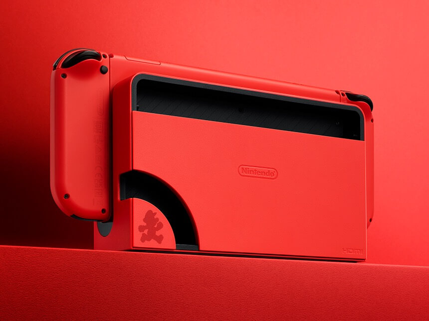 ｢Nintendo Switch (有機ELモデル)｣に新色｢マリオレッド｣が登場 ｰ 10月6日に発売へ