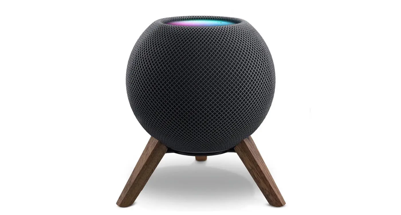 エリーゼジャパン、無垢材を使用したHomePod mini用スタンド｢balolo