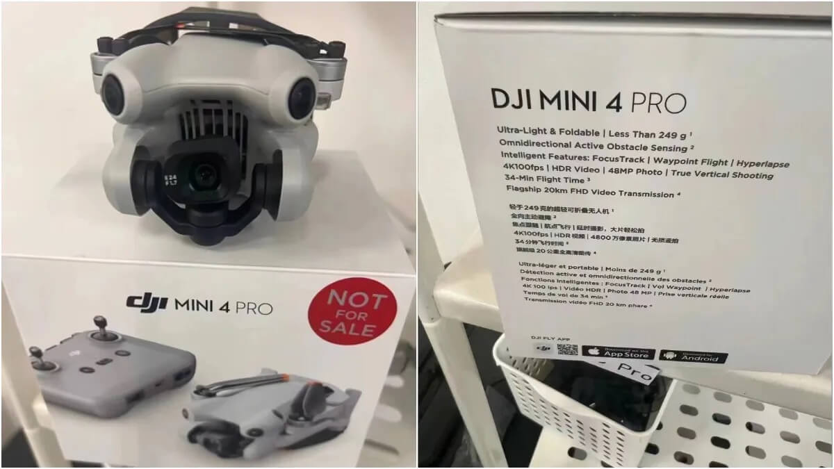 DJIの新型軽量ドローン｢DJI Mini 4 Pro｣がFCC認証を取得 ｰ ｢DJI Mini 4｣も同時発売との噂