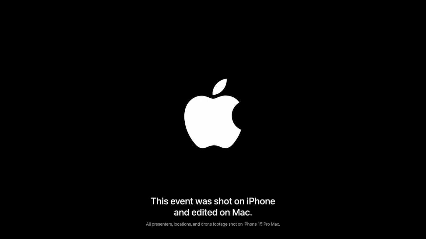 AppleのM3チップ&新型Mac発表イベントは｢iPhone 15 Pro Max｣で撮影