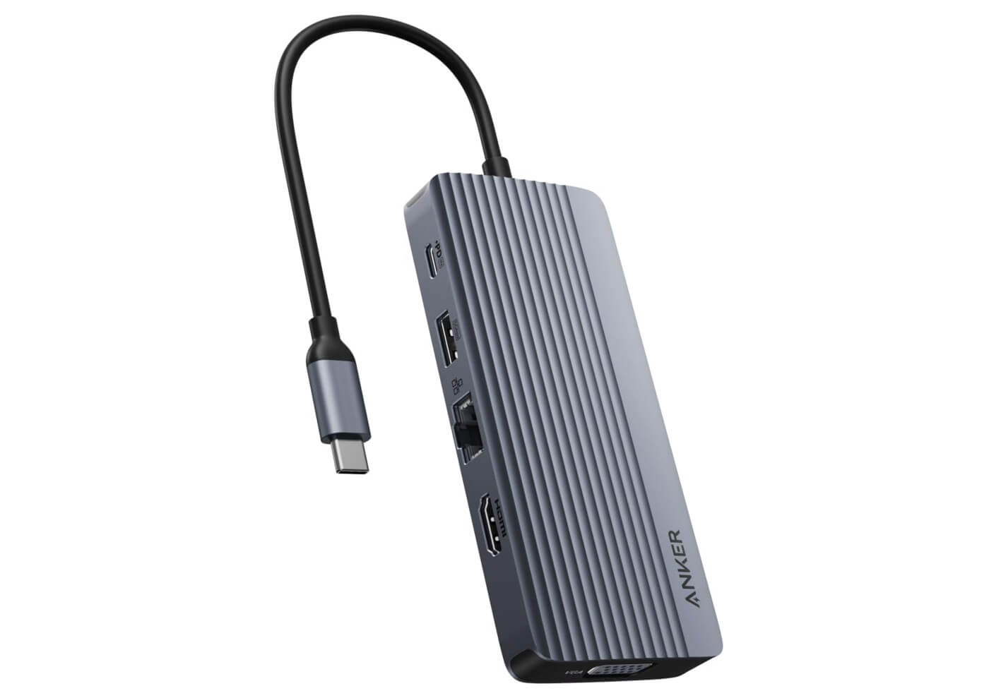Anker、4K映像出力のHDMIポートを含む計10ポートを搭載したUSB-Cハブ｢Anker USB-C ハブ (10-in-1, Dual display)｣を発売