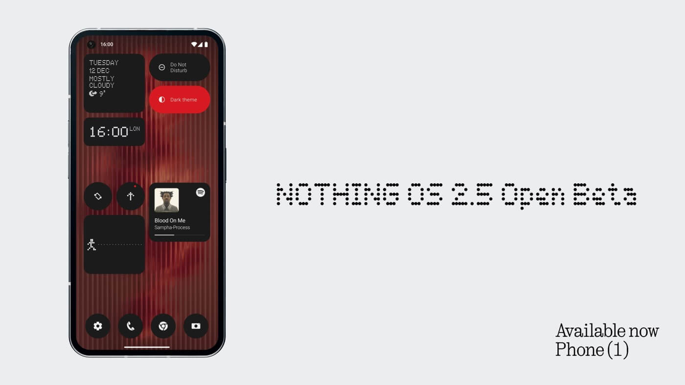 Nothing、｢Phone (1)｣向け｢Nothing OS 2.5｣のオープンベータテストを開始