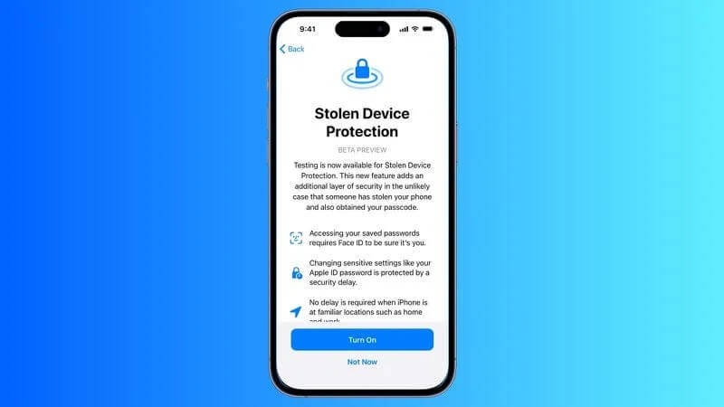 Apple、｢iOS 17.3 beta 1｣で｢盗難デバイスの保護｣という新たなセキュリティ機能を追加