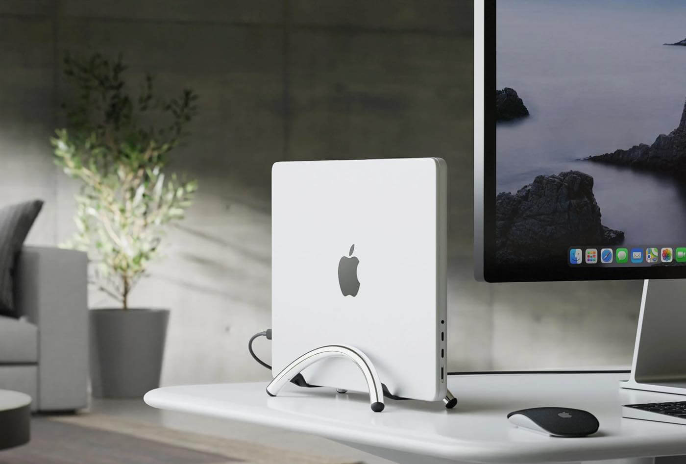 Twelve South、人気｢MacBook｣シリーズ向けスタンドの最新モデル『BookArc Flex』を発表 ｰ 2本の脚で挟み込むデザインが特徴