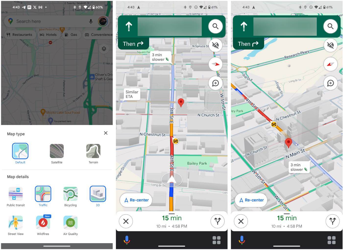 ｢Google マップ｣、モバイルアプリとAndroid Autoでナビ中の建物の3D表示をテスト中
