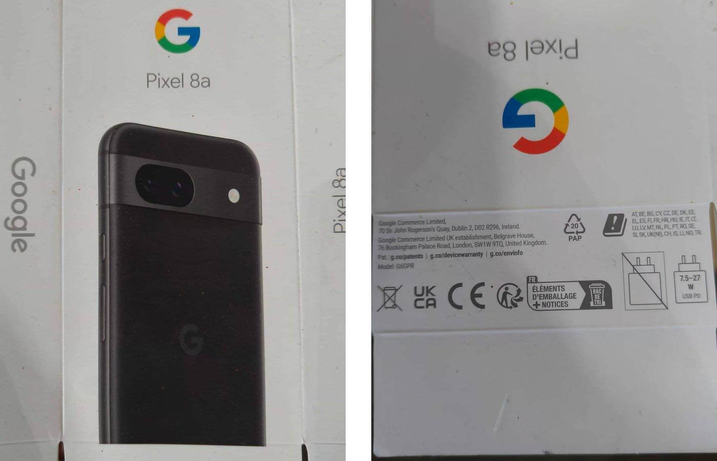 ｢Google Pixel 8a｣のパッケージの写真が流出 ｰ 製品名やデザインが明らかに