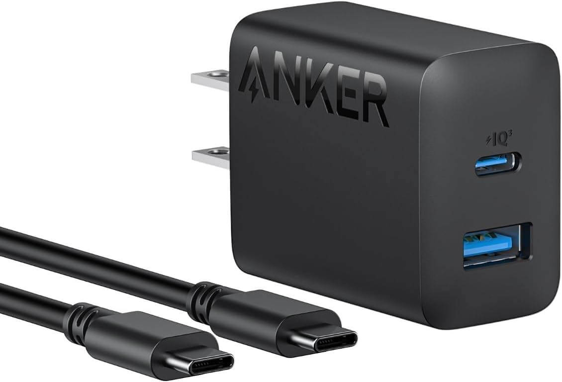 Anker、最大20W出力の2ポートUSB急速充電器とケーブルのセットモデルを発売