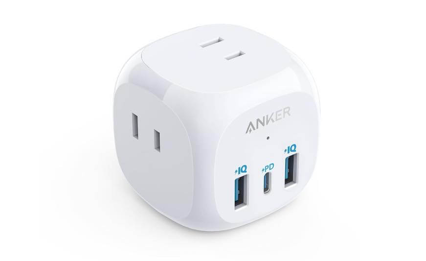 Anker、6台同時充電可能なスクエア型のコンパクト電源タップ｢Anker PowerExtend (6-in-1)｣を発売 ｰ 初回20％オフセールも開催中