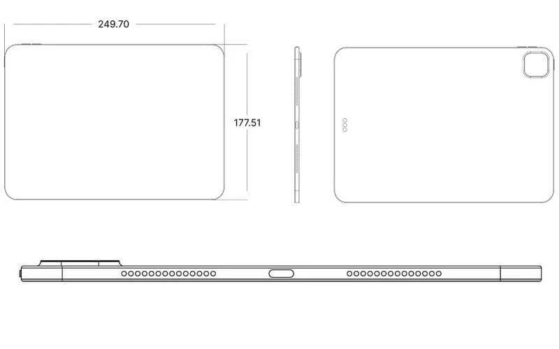 来月に発表見込みの新型｢iPad Pro｣のCAD図面の画像公開