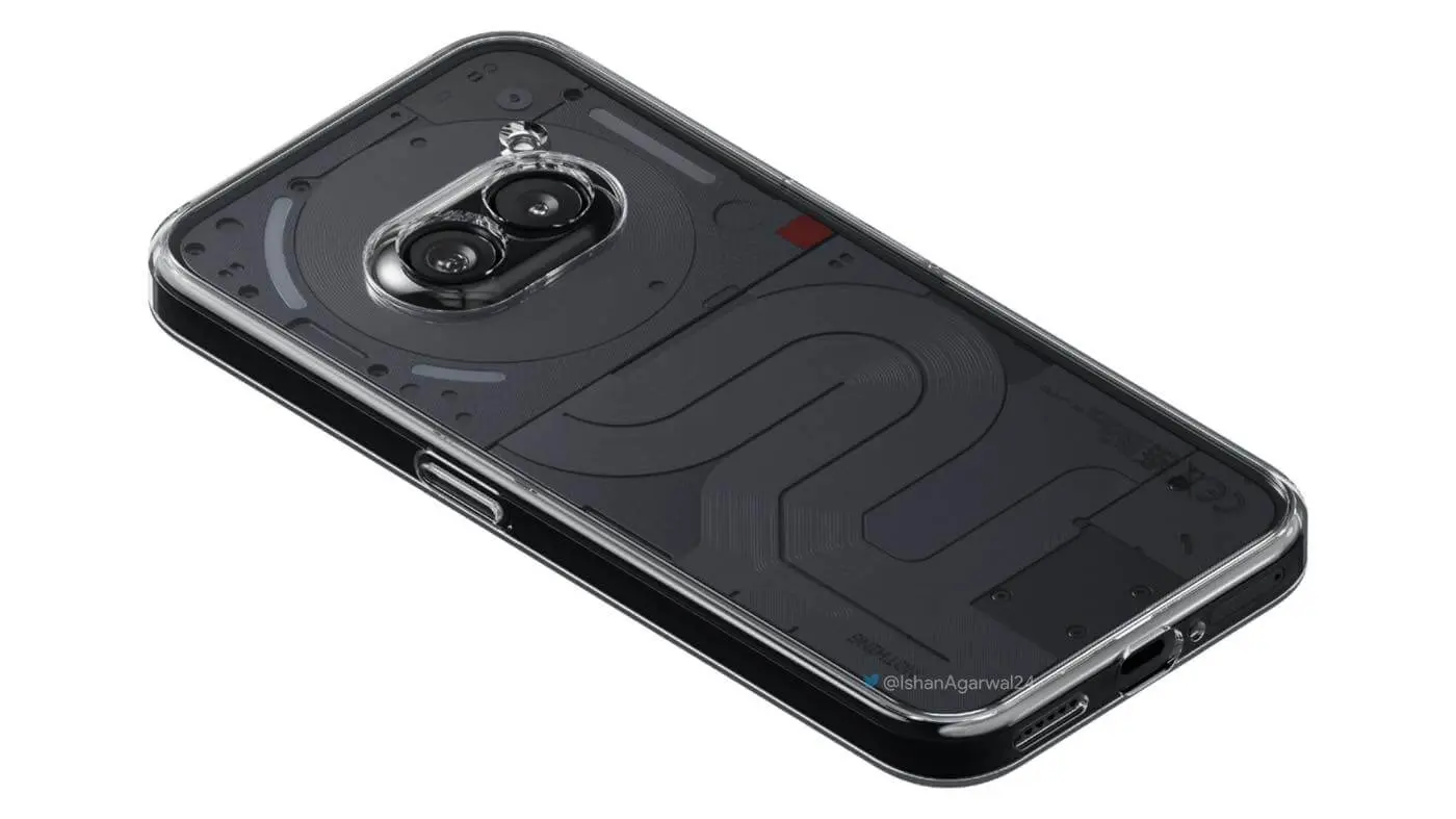 Nothing Phone (2a)｣のホワイトモデル、側面のボタンはブラック