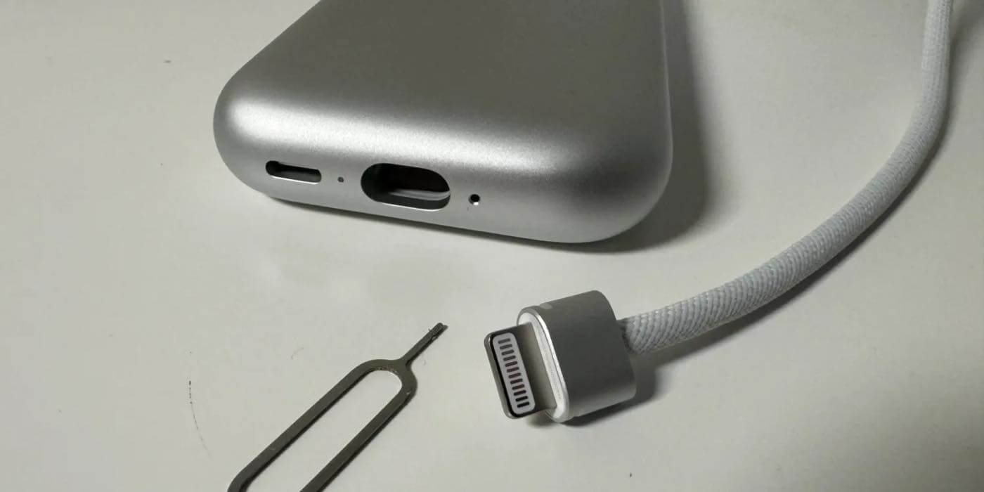｢Apple Vision Pro｣のバッテリーパックのケーブルは｢SIM 取り出しツール｣で取り外し可能