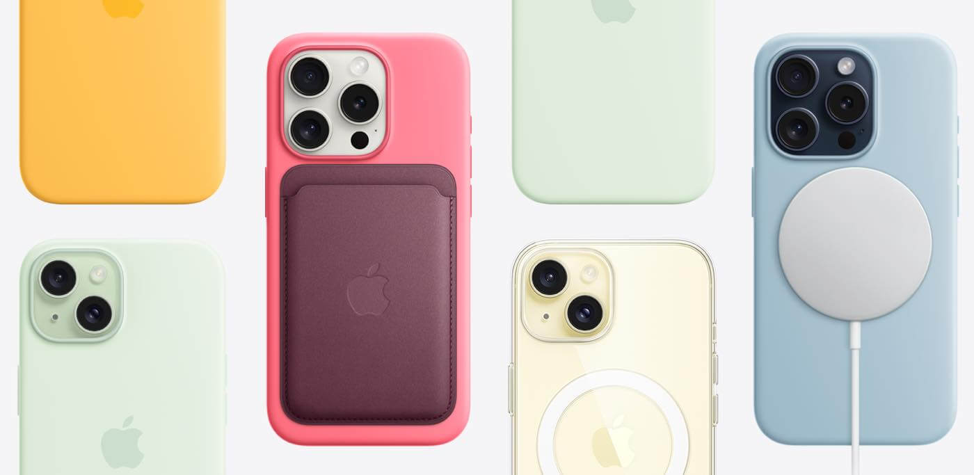 Apple、｢iPhone 15｣シリーズ向けシリコーンケースと｢Apple Watch｣向けバンドの2024年春の新色を販売開始