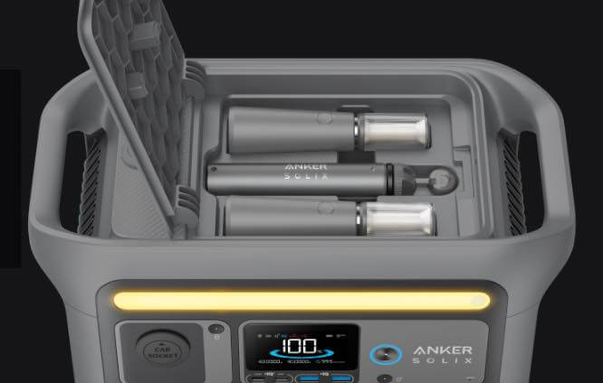 Anker、中容量帯の新型ポータブル電源｢Anker Solix C800 Plus Portable Power Station｣を発売 ｰ 充電式ライトを搭載