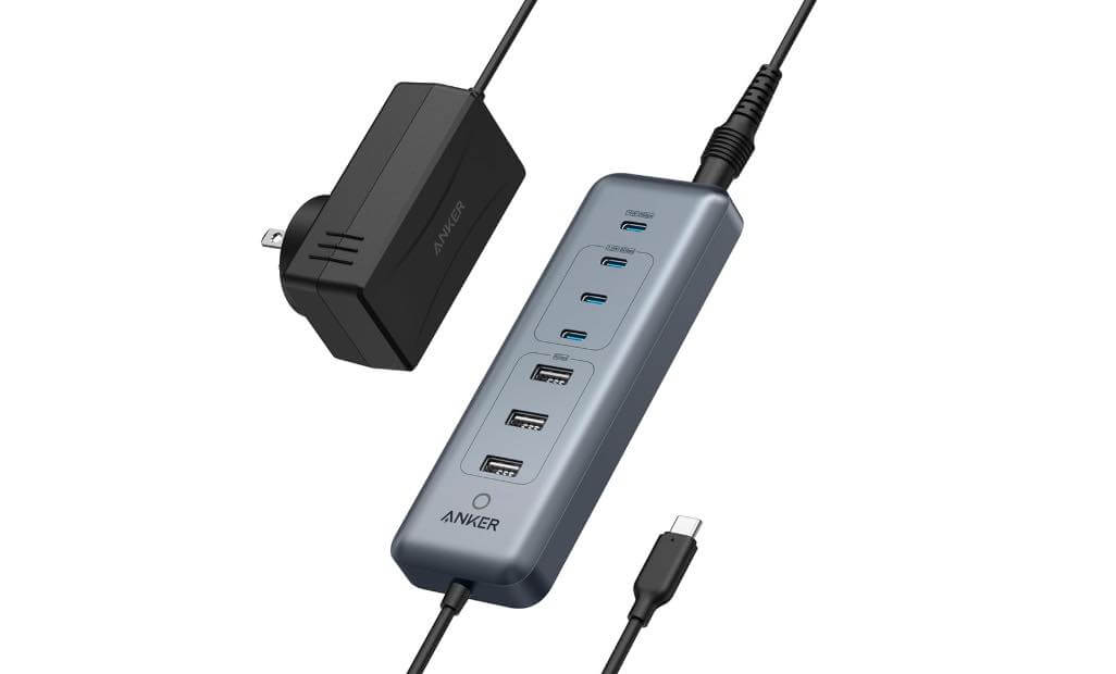 Anker、8ポート搭載の新型USB-C ハブ｢Anker USB-C データ ハブ (8-in-1, 5Gbps)｣を発売