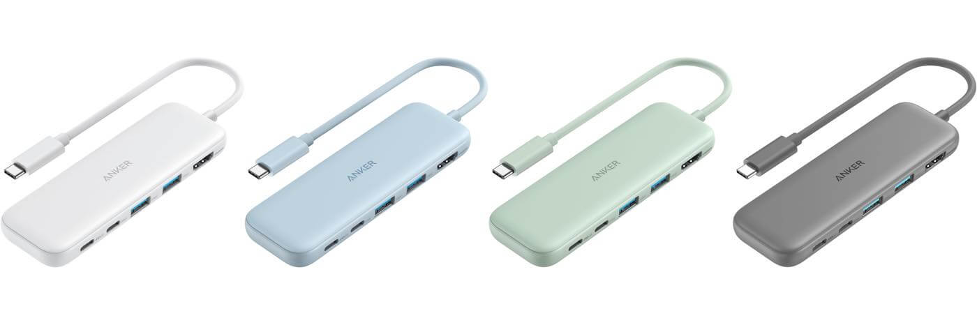 Anker、｢Anker 332 USB-C ハブ (5-in-1)｣に新色4色を追加 ｰ 初回数量限定セールも開催中