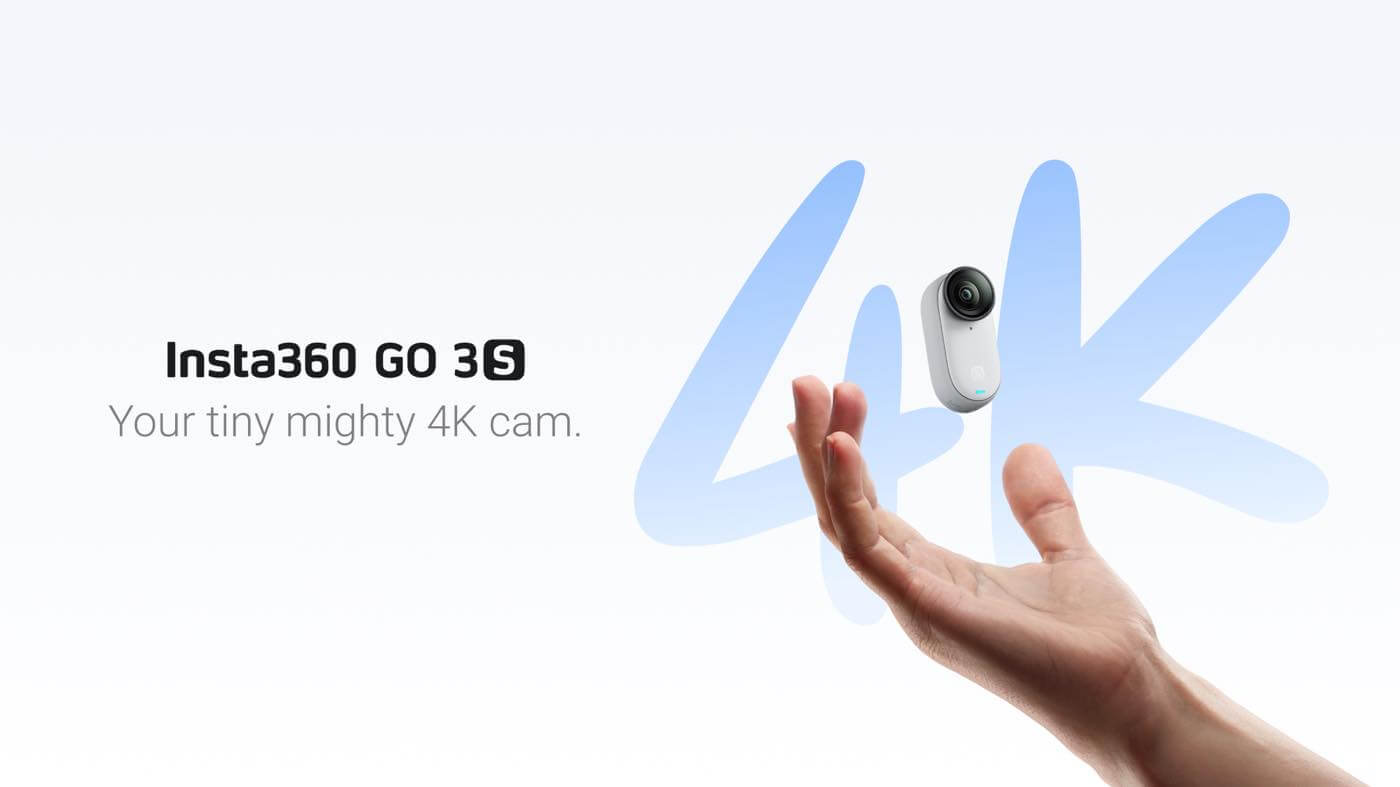 Insta360、4K撮影に対応した小型アクションカメラの新モデル｢Insta360 GO 3S｣を発売