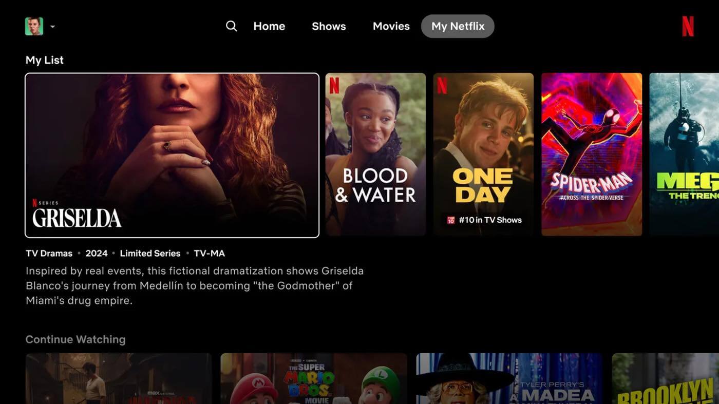 Netflix、スマートTV向けアプリのデザイン刷新をテスト中
