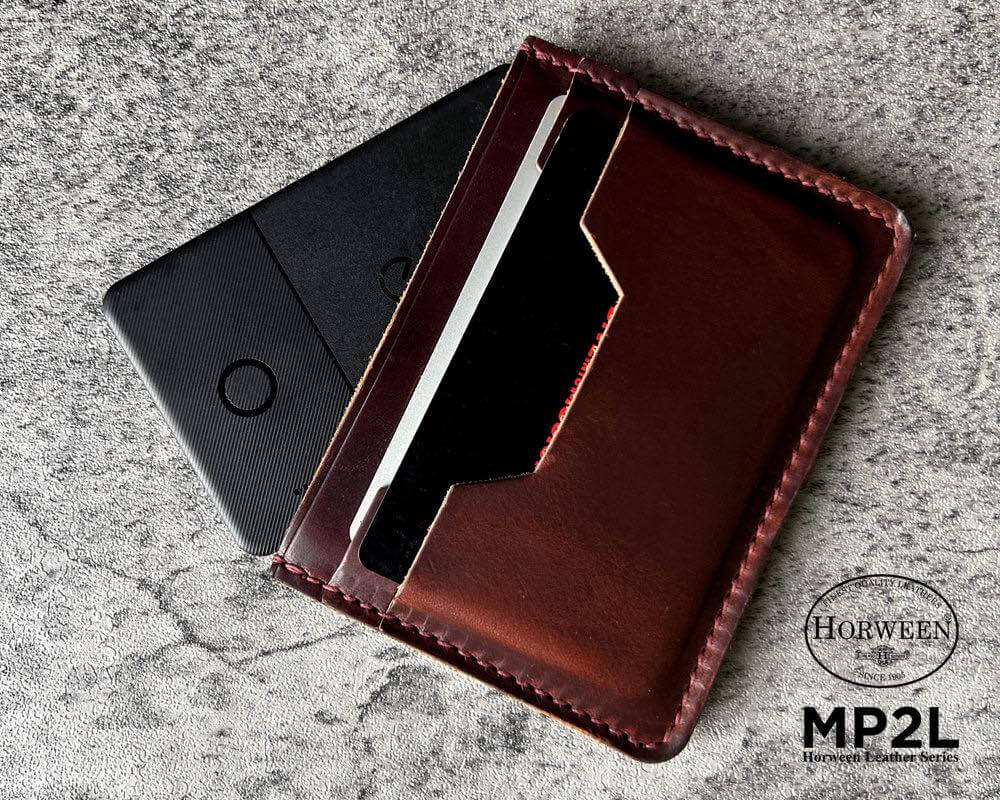 カード型トラッカーを収納可能なミニマムウォレット｢MP2L Horween Leather Card Wallet CHROMEXCEL｣が登場