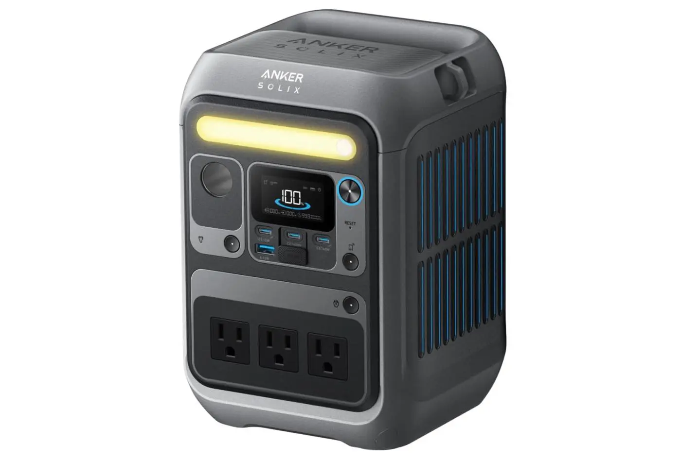 Anker、コンパクトで肩掛け可能な新型ポータブル電源「Anker Solix