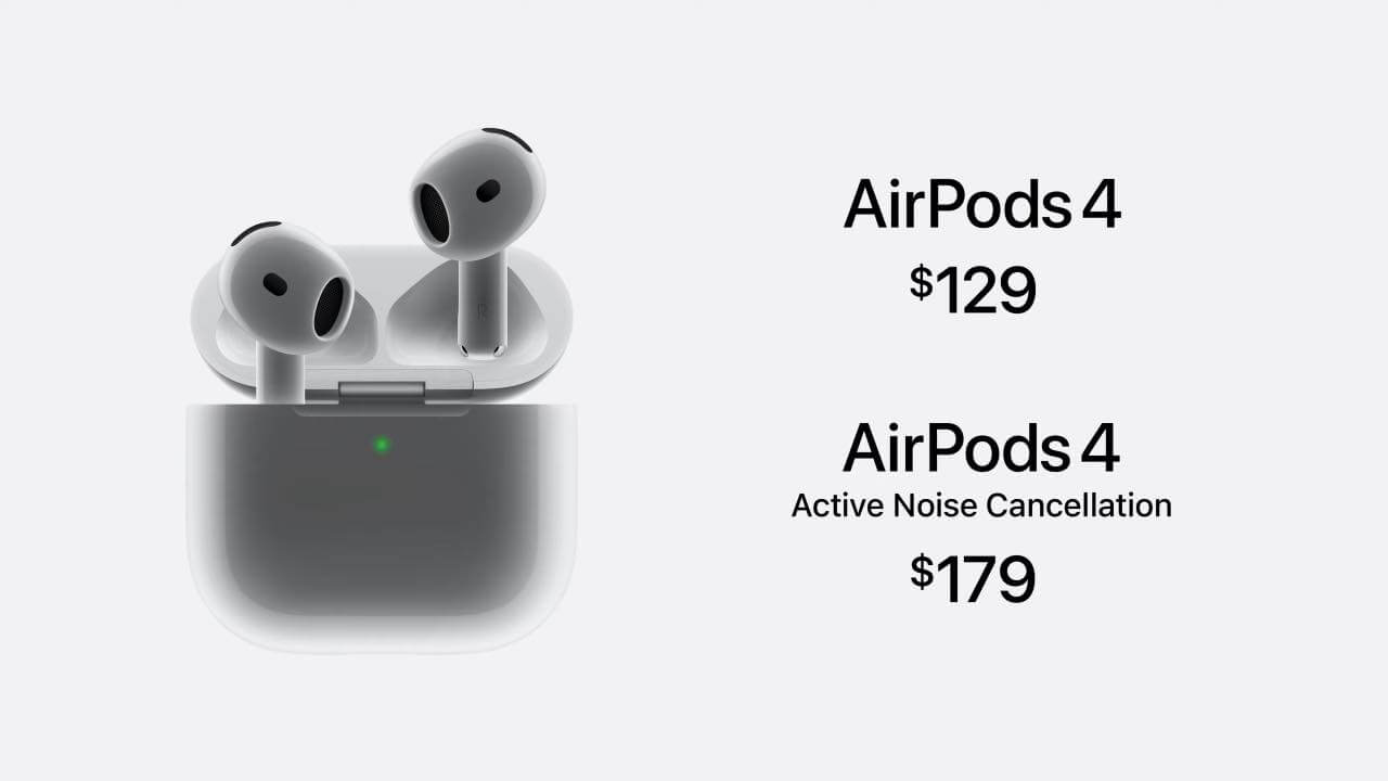 Apple、ANCやUSB-Cに対応した｢AirPods (第4世代)｣を発表