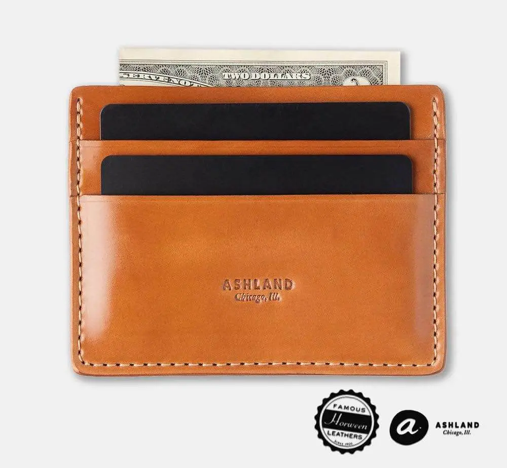 高級レザーであるシェルコードバンを採用したレザーウォレット2製品が