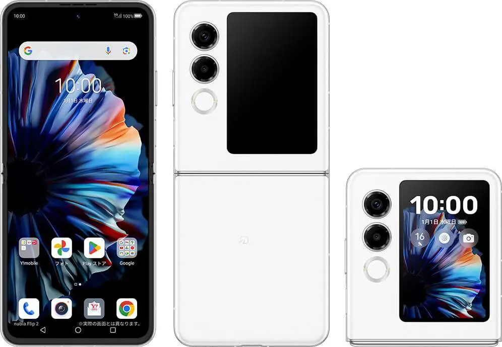 ワイモバイル、安価な新型縦折りスマホ｢nubia Flip 2｣を1月23日