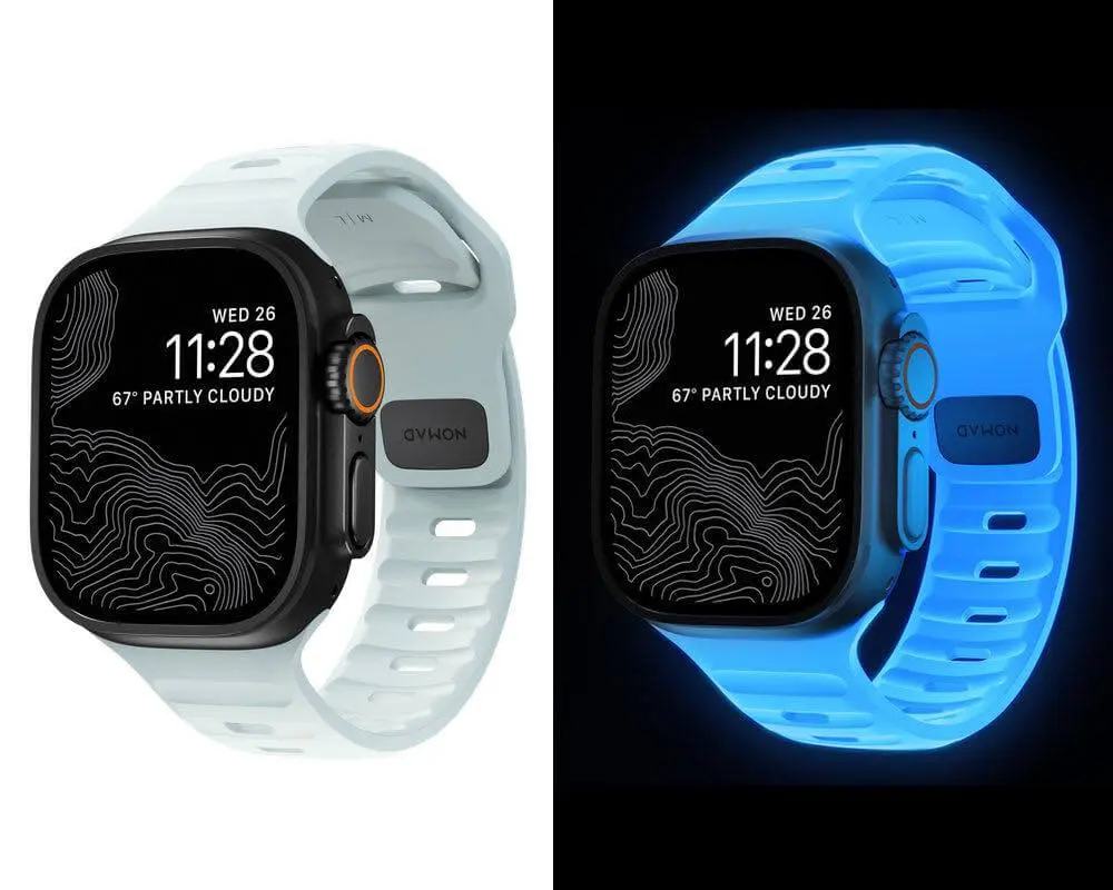 完売品！NOMAD 限定スポーツバンド glow 41mm AppleWatch 完売品！NOMAD 限定スポーツバンド glow 41mm AppleWatchの通販