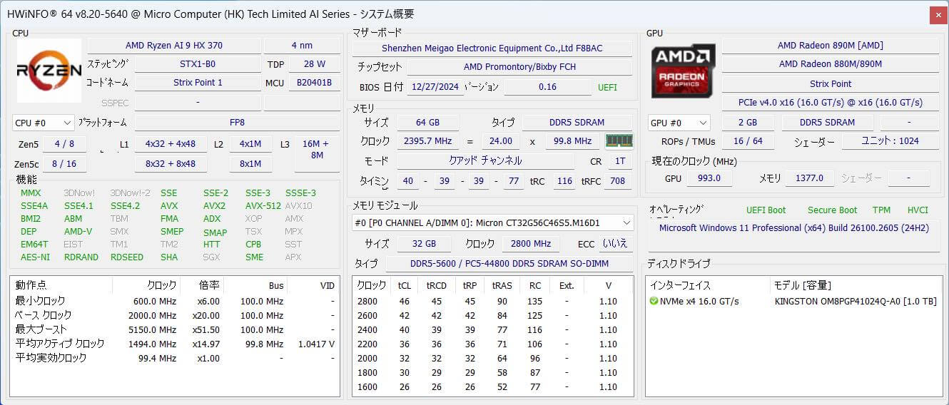 【レビュー】「MINISFORUM AI X1 Pro」ｰ Ryzen AI 9 HX 370/Copilotボタン/指紋認証/マイク/スピーカーの全部入りの世界初Copilot+PC認証済みAIミニPC