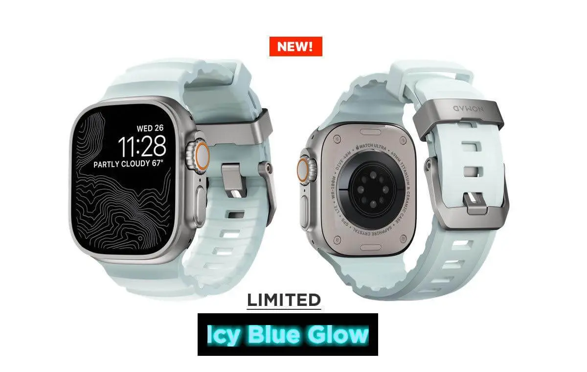完売品！NOMAD 限定スポーツバンド glow 41mm AppleWatch Sport Band - 41mm/42mm | Glow| NOMAD®