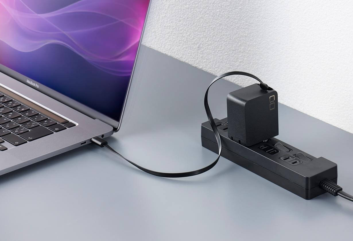 CIO、巻取り式ケーブルを内蔵したUSB-C充電器「NovaPort DUOⅡ45W2C Built in CORD REEL」を発表|5月23日よりクラファン開始へ