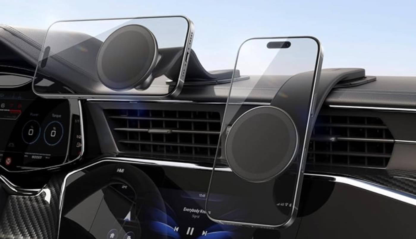 Anker、車載用のマグネット式スマホホルダー「Anker Nano Car Mount (Magnetic, 着脱式パッド)」を発売