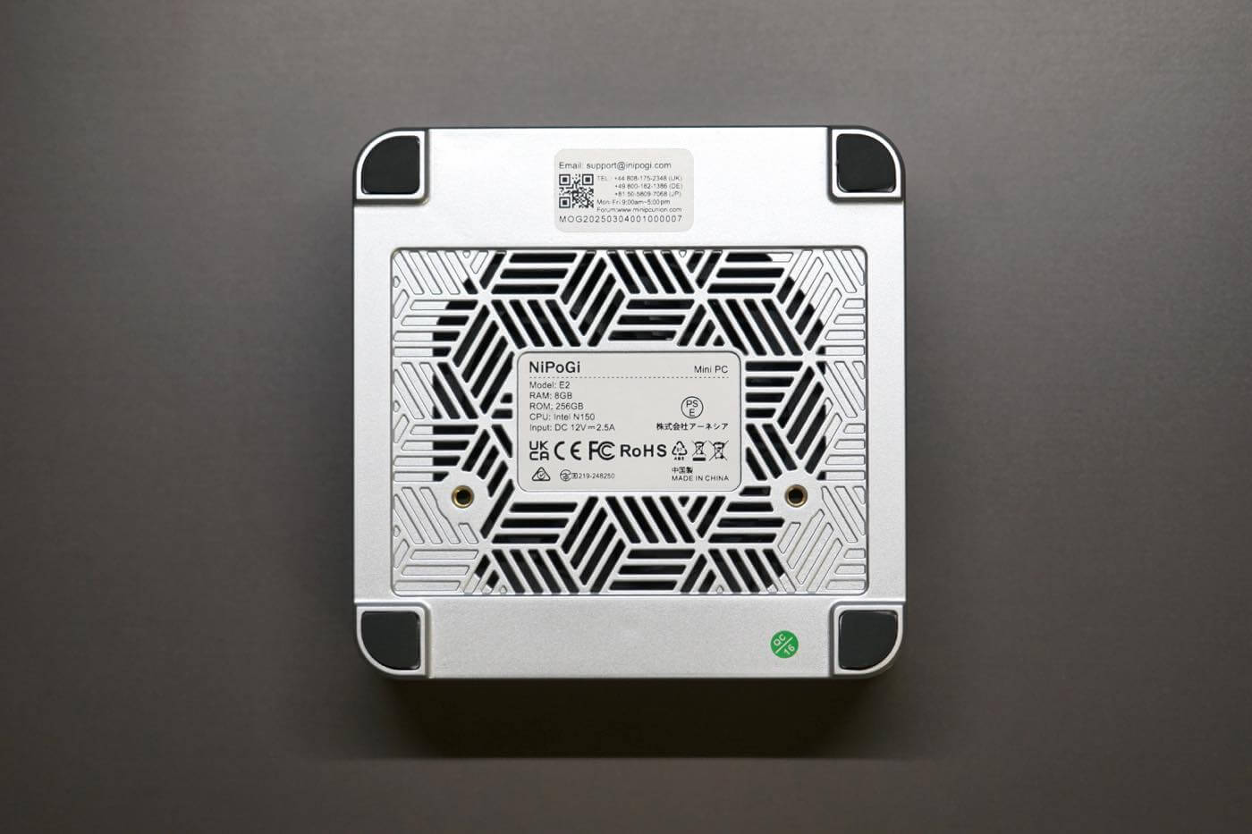 【レビュー】激安&超小型のIntel N150搭載ミニPC『NiPoGi E2』