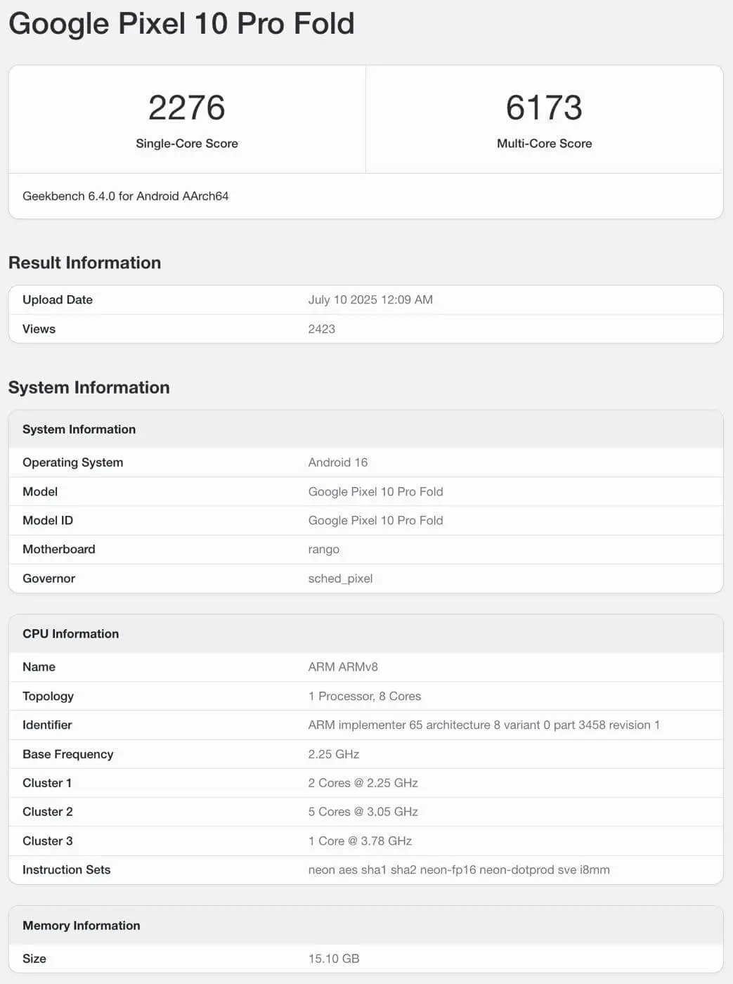 【GGGB】まとめ5点 Google Pixel 10｣シリーズに搭載のTensor G5チップの