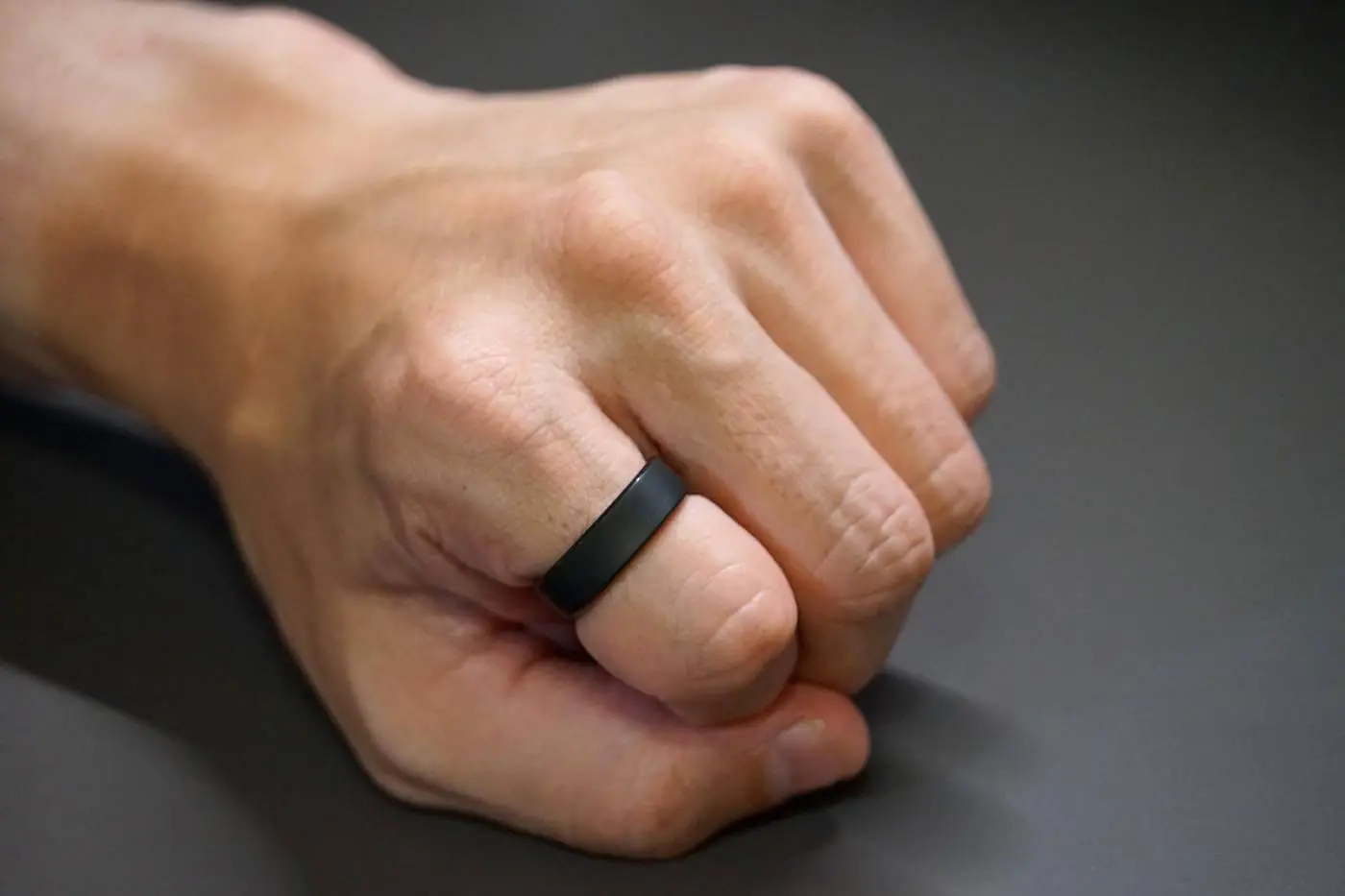 Ringconn Gen2 第2世代　スマートリング　ブラック RingConn 第2世代 スマートリング｜超軽量・12日間バッテリー持続