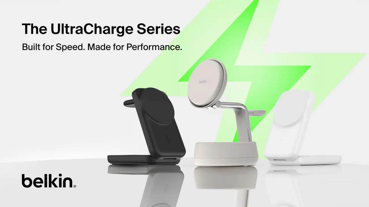Belkin、Qi2 25W規格対応のワイヤレス充電器｢UltraCharge｣シリーズを国内でも発売
