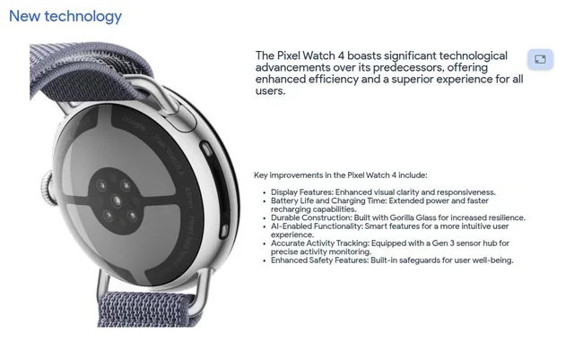 ｢Pixel Watch 4｣の新たな資料が流出｜側面に搭載される充電用端子が写った画像も