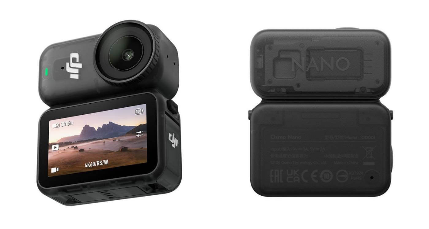 「DJI Osmo Nano」の更なる製品画像やパッケージデザインが明らかに|スケルトンボディを採用