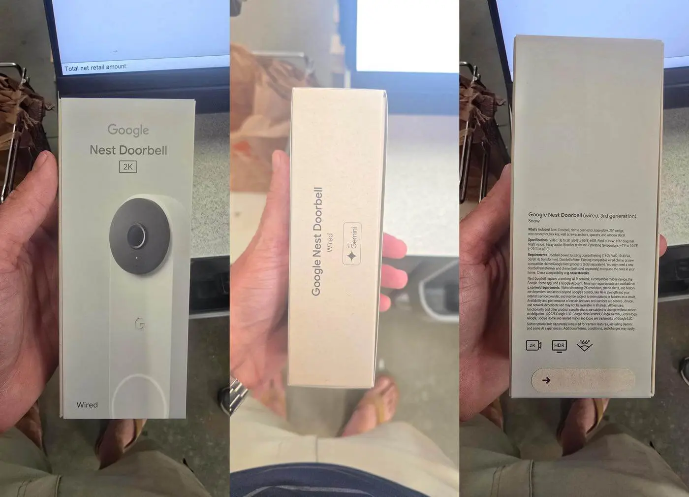 Gemini for Home｣を搭載した新型｢Google Nest Doorbell｣のパッケージ