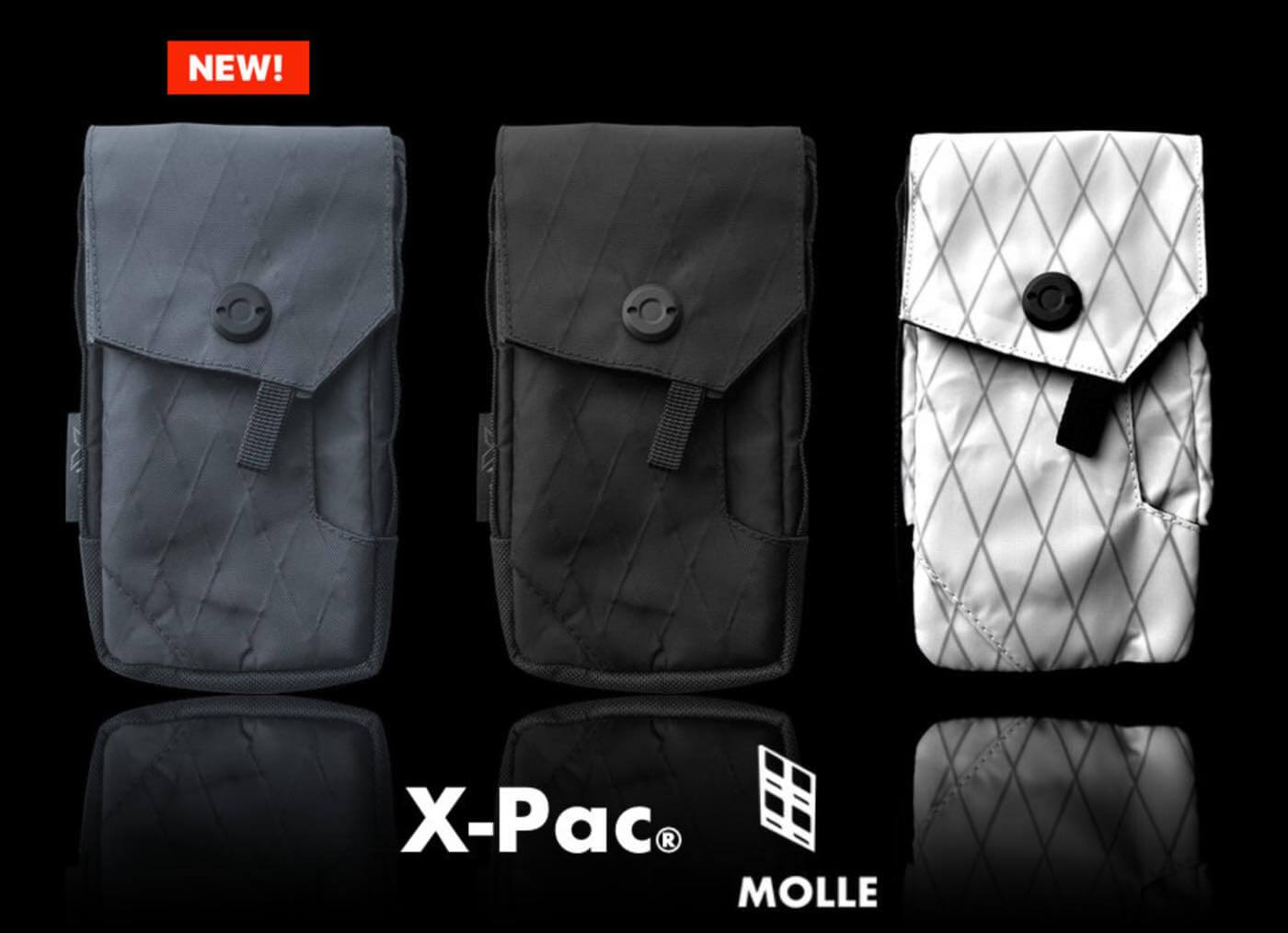 バッグとドッキングも可能で瞬時にiPhoneを取り出せる専用軽量ポーチ「MP2L Phone pouch for iPhone」に新色グレーが登場