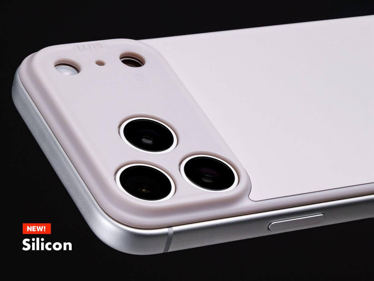 iPhone 17 Pro向けのバックプレート「Suti PhoneBack」にシリコンモデルが登場