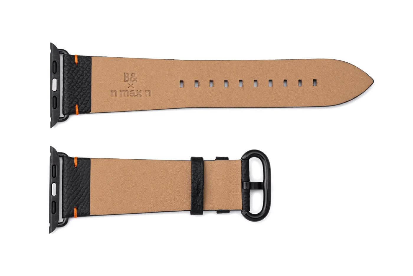 B&とn max nがコラボしたApple Watch用バンド「ONYX Black×Vivid Orange」に素材と仕様が進化した第2弾登場|数量限定で予約受付開始