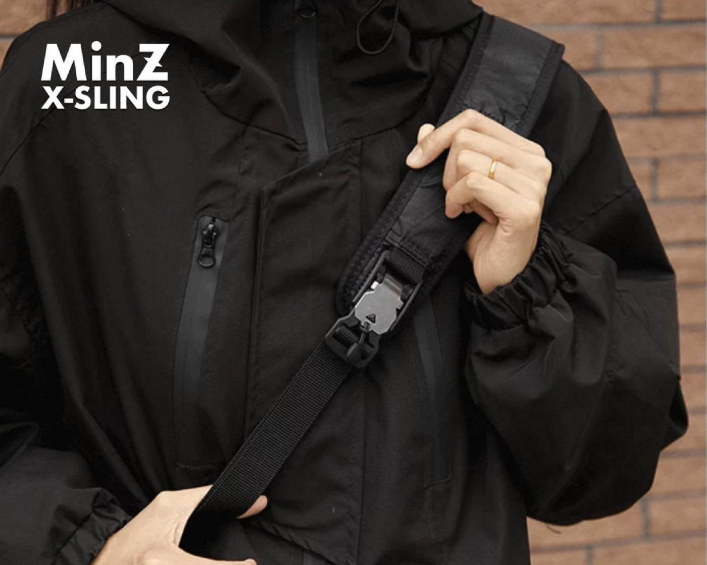 ｢MacBook Air 13インチ｣と｢iPad Air/Pro 13 インチ｣ユーザー向けに作られた専用スリングバッグ『MinZ X – SLING』発売