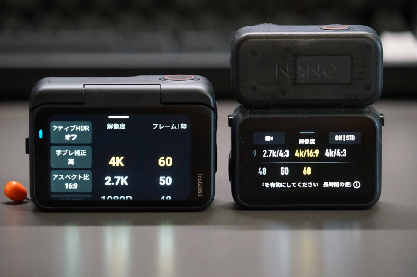 「Insta360 GO Ultra」 vs. 「DJI Osmo Nano」|モジュール式小型アクションカメラの最新モデルを比較