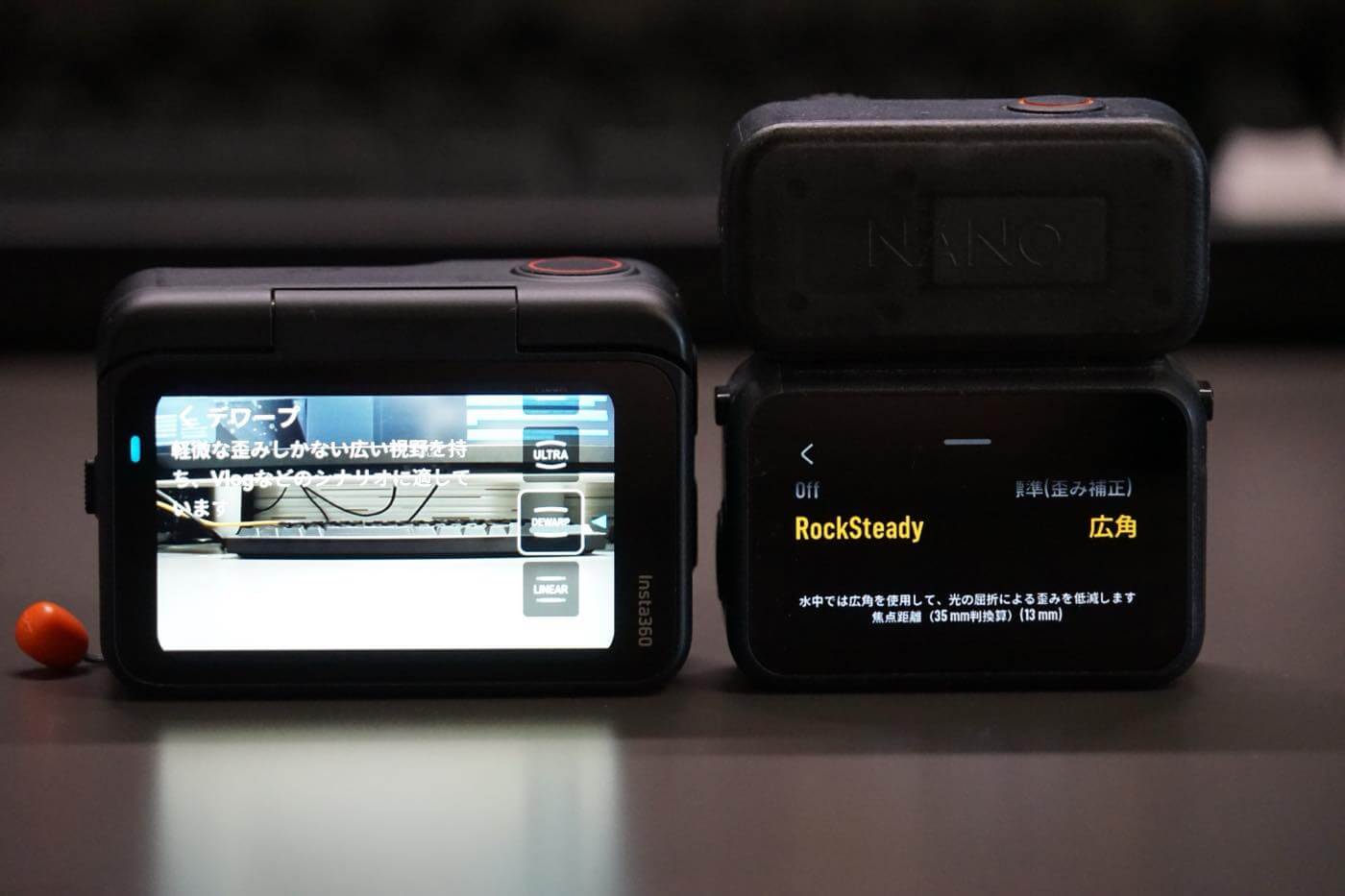 「Insta360 GO Ultra」 vs. 「DJI Osmo Nano」|モジュール式小型アクションカメラの最新モデルを比較